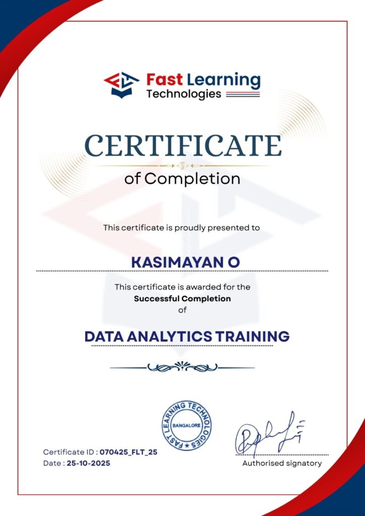 data analytics training in bangalore