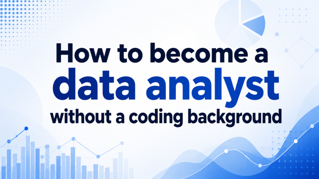 data analyst without coding degree