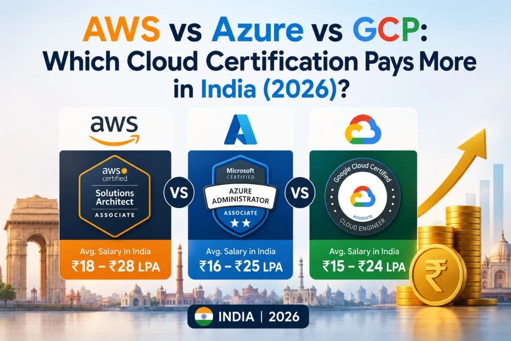 AWS vs Azure vs GCP Salary in India