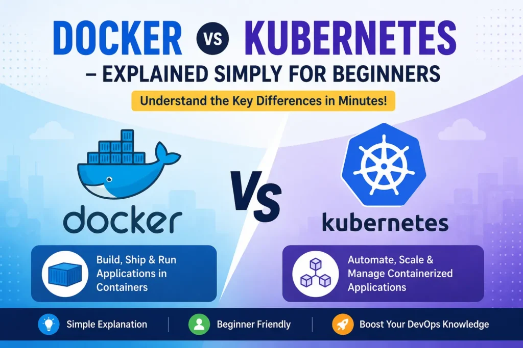 docker vs kubernetes for beginners comparison