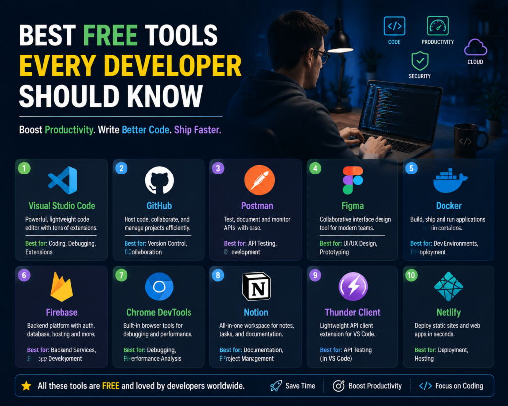 Best free tools for developers