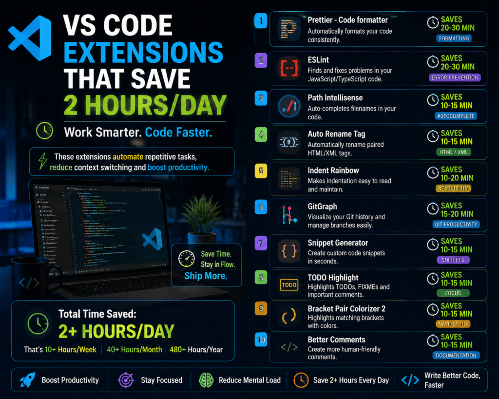 VS Code extensions that save time